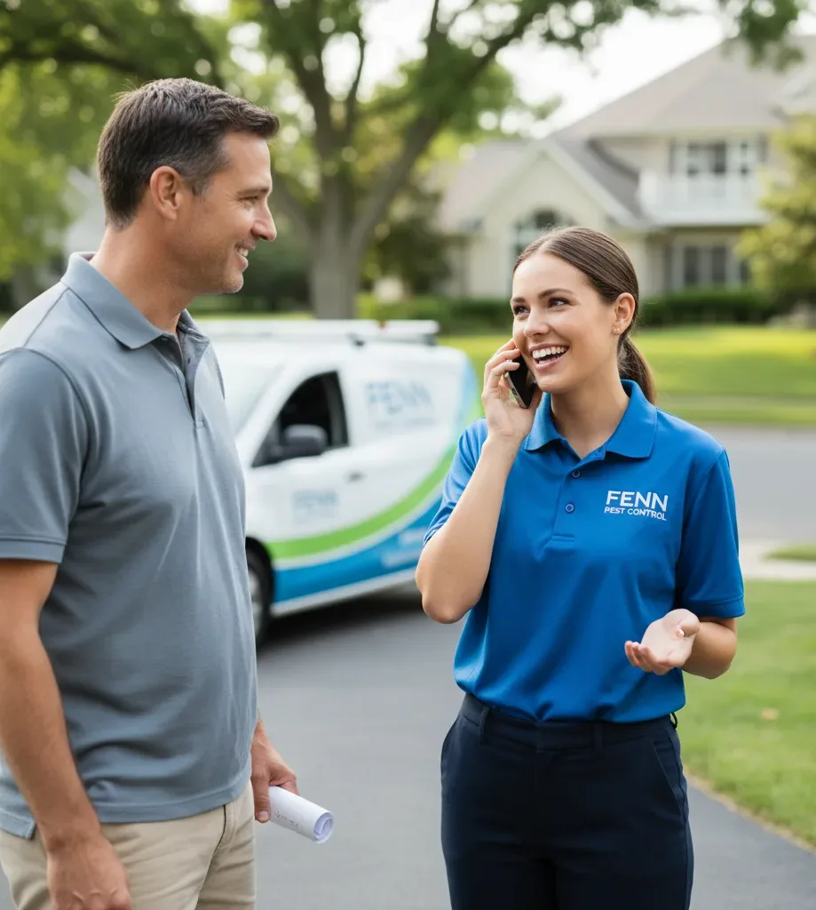 Fenn Pest Control customer support in Redding